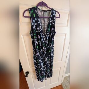 Lane Bryant EUC 14-16 Floral Wrap Dress